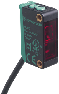 Compacte ML100-8-HW foto-elektrische sensor met achtergrondevaluatie